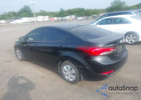 2016 Hyundai Elantra Se из США, поврежденный, VIN 5NPDH4AE7GH721800